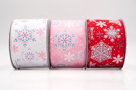 Ruban armé mandala flocon de neige scintillant